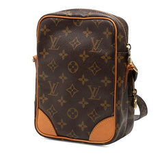 ルイ ヴィトン モノグラム アマゾン 斜め掛け ショルダーバッグ M45236 ブラウン PVC レザー レディース LOUIS VUITTON 【中古】