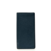 ルイ ヴィトン タイガ ポルトフォイユ ブラザ 二つ折り 長財布 M30502 ブルーマリーヌ ネイビー レザー メンズ LOUIS VUITTON 中古