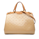 ルイ ヴィトン モノグラム ヴェルニ ブレアGM ハンドバッグ ショルダーバッグ 2WAY M90067 ベージュ ローズアンジェリーク パテントレザー レディース LOUIS VUITTON 【中古】