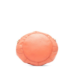 バレンシアガ ジャイアント ミニポンポン ハンドバッグ ショルダーバッグ 2WAY 285439 ピンク レザー レディース BALENCIAGA 【中古】