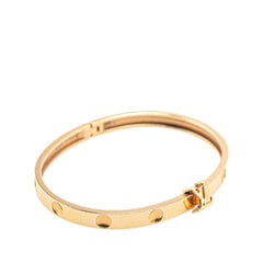 ルイ ヴィトン アンプラント LV バングル ブレスレット #16 Q95635 K18YG イエローゴールド レディース LOUIS VUITTON 【中古】