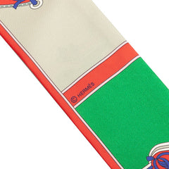 エルメス ツイリー Camails カマイユ スカーフ レッド グリーン マルチカラー シルク レディース HERMES 【中古】