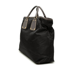 プラダ ハンドバッグ ショルダーバッグ 2WAY ブラック ブラウン ナイロン レザー レディース PRADA 【中古】