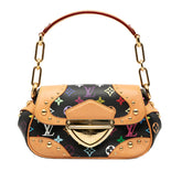 ルイ ヴィトン モノグラム マルチカラー マリリン チェーン ショルダーバッグ ハンドバッグ M40128 ブラック マルチカラー PVC レザー レディース LOUIS VUITTON 【中古】