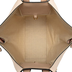 ロエベ アナグラム ハンモック ハンドバッグ 2WAY ショルダーバッグ ピンクベージュ レザー レディース LOEWE 中古