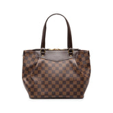 ルイ ヴィトン ダミエ ウェストミンスターPM ハンドバッグ N41102 ブラウン PVC レザー レディース LOUIS VUITTON 中古