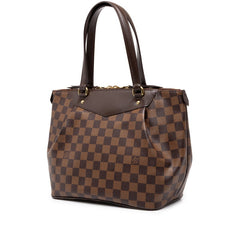 ルイ ヴィトン ダミエ ウェストミンスターPM ハンドバッグ N41102 ブラウン PVC レザー レディース LOUIS VUITTON 中古