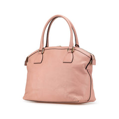 グッチ インターロッキングG ハンドバッグ ショルダーバッグ 2WAY 449651 ピンク レザー レディース GUCCI 【中古】