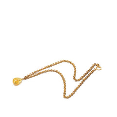 シャネル ココマーク ロング チェーン ペンダント ネックレス ゴールド メッキ 樹脂系 レディース CHANEL 【中古】