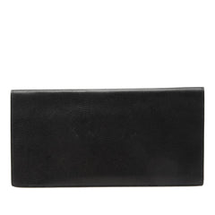エルメス 札入れ ブラック レザー メンズ HERMES 【中古】