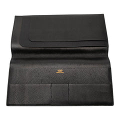 エルメス 札入れ ブラック レザー メンズ HERMES 【中古】