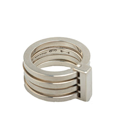 グッチ リング 指輪 4連 SV925 シルバー レディース GUCCI 【中古】