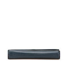 グッチ 斜め掛け ショルダーバッグ ブルー レザー レディース GUCCI 【中古】