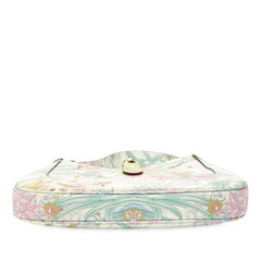 グッチ ジャッキー1961 タイガー モチーフ ハンドバッグ ショルダーバッグ 636709 ホワイト マルチカラー レザー レディース GUCCI 【中古】