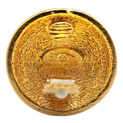 シャネル ヴィンテージ マトラッセ ココマーク イヤリング ゴールド メッキ レディース CHANEL 【中古】