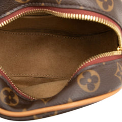 ルイ ヴィトン モノグラム ボワット シャポー スープルPM ショルダーバッグ M45578 ブラウン PVC レザー レディース LOUIS VUITTON 【中古】