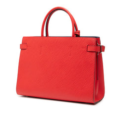 ルイ ヴィトン エピ ツイストトート トートバッグ ショルダーバッグ 2WAY M54811 コクリコ レッド ネイビー レザー レディース LOUIS VUITTON 【中古】