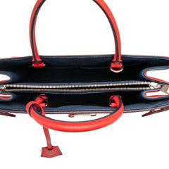 ルイ ヴィトン エピ ツイストトート トートバッグ ショルダーバッグ 2WAY M54811 コクリコ レッド ネイビー レザー レディース LOUIS VUITTON 【中古】