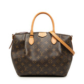 ルイ ヴィトン モノグラム テュレンPM ハンドバッグ ショルダーバッグ 2WAY M48813 ブラウン PVC レザー レディース LOUIS VUITTON 【中古】