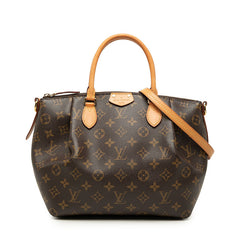ルイ ヴィトン モノグラム テュレンPM ハンドバッグ ショルダーバッグ 2WAY M48813 ブラウン PVC レザー レディース LOUIS VUITTON 【中古】