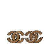 シャネル ココマーク ピアス シルバー イエロー メタル レディース CHANEL 【中古】