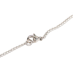 シャネル ココマーク ネックレス シルバー ホワイト メタル 珊瑚 レディース CHANEL 【中古】