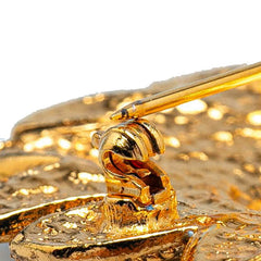 シャネル ココマーク ライオン ブローチ ゴールド メッキ レディース CHANEL 【中古】