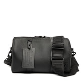 ルイ ヴィトン アエログラム シティー キーポル ショルダーバッグ M59255 ブラック レザー メンズ LOUIS VUITTON 【中古】