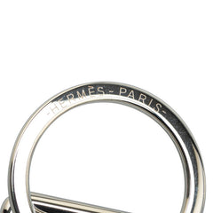 エルメス H トゥ スピード キーホルダー キーリング シルバー メタル レディース HERMES 【中古】