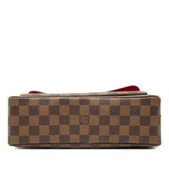 ルイ ヴィトン ダミエ ラヴェッロGM ショルダーバッグ ハンドバッグ 2WAY N60006 ブラウン PVC レザー レディース LOUIS VUITTON 【中古】