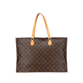 ルイ ヴィトン モノグラム オールインPM トートバッグ ショルダーバッグ M47028 ブラウン PVC レザー レディース LOUIS VUITTON 【中古】