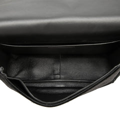 サンローラン YSLロゴ 斜め掛け ショルダーバッグ 688253 ブラック ベロア レザー レディース SAINT LAURENT 中古
