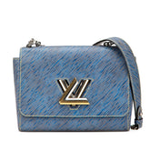 ルイ ヴィトン エピ デニム ツイストMM チェーン ショルダーバッグ M50271 ブルー レザー レディース LOUIS VUITTON 【中古】