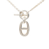 エルメス シェーヌダンクル アミュレット ペンダント ネックレス SV925 シルバー レディース HERMES 【中古】