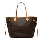 ルイ ヴィトン モノグラム ネヴァーフルMM ショルダーバッグ トートバッグ M40995 ブラウン PVC レザー レディース LOUIS VUITTON 【中古】