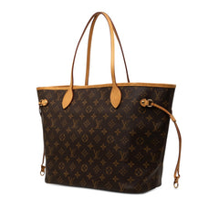 ルイ ヴィトン モノグラム ネヴァーフルMM ショルダーバッグ トートバッグ M40995 ブラウン PVC レザー レディース LOUIS VUITTON 【中古】