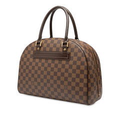 ルイ ヴィトン ダミエ ノリータ ハンドバッグ N41455 ブラウン PVC レザー レディース LOUIS VUITTON 【中古】