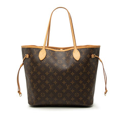 ルイ ヴィトン モノグラム ネヴァーフルMM ショルダーバッグ トートバッグ M40156 ブラウン PVC レザー レディース LOUIS VUITTON 【中古】
