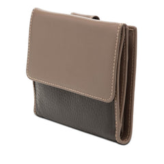 グッチ オールドグッチ 二つ折り財布 035 959 0322 ブラック ブラウン レザー レディース GUCCI 【中古】