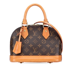 ルイ ヴィトン モノグラム アルマBB ハンドバッグ ショルダーバッグ 2WAY M46990 ブラウン PVC レザー レディース LOUIS VUITTON 【中古】