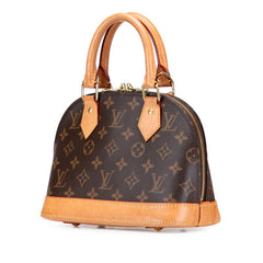 ルイ ヴィトン モノグラム アルマBB ハンドバッグ ショルダーバッグ 2WAY M46990 ブラウン PVC レザー レディース LOUIS VUITTON 【中古】