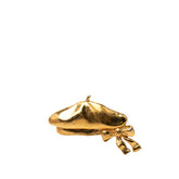 シャネル ベレー帽 リボン モチーフ ブローチ ゴールド メッキ レディース CHANEL 【中古】