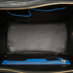 セリーヌ ラゲージ ミニショッパー ハンドバッグ マルチカラー レザー レディース CELINE 【中古】