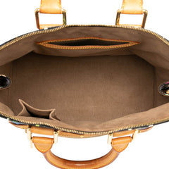 ルイ ヴィトン モノグラム マルチカラー アルマ ハンドバッグ M92646 ブラック マルチカラー PVC レザー レディース LOUIS VUITTON 【中古】