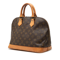 ルイ ヴィトン モノグラム アルマPM ハンドバッグ M51130 ブラウン PVC レザー レディース LOUIS VUITTON 【中古】