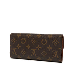 ルイ ヴィトン モノグラム ポルトフォイユ ルイーズ 長財布 M60460 ブラウン PVC レザー レディース LOUIS VUITTON 【中古】