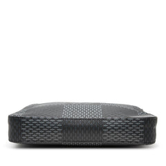 ルイ ヴィトン ダミエ グラフィット 3D トリオメッセンジャー ショルダーバッグ N50017 ブラック レザー レディース LOUIS VUITTON 【中古】
