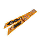 エルメス ツイリー HARNAIS DES PRESIDENTS 大統領の馬具 スカーフ オレンジ マルチカラー シルク レディース HERMES 【中古】