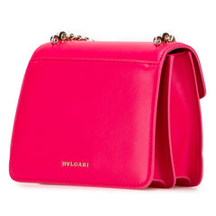 ブルガリ セルペンティ フォーエバー ハンドバッグ ショルダーバッグ 2WAY ピンク レザー レディース BVLGARI 【中古】