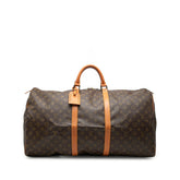 ルイ ヴィトン モノグラム キーポル60 ボストンバッグ トラベルバッグ M41422 ブラウン PVC レザー レディース LOUIS VUITTON 【中古】